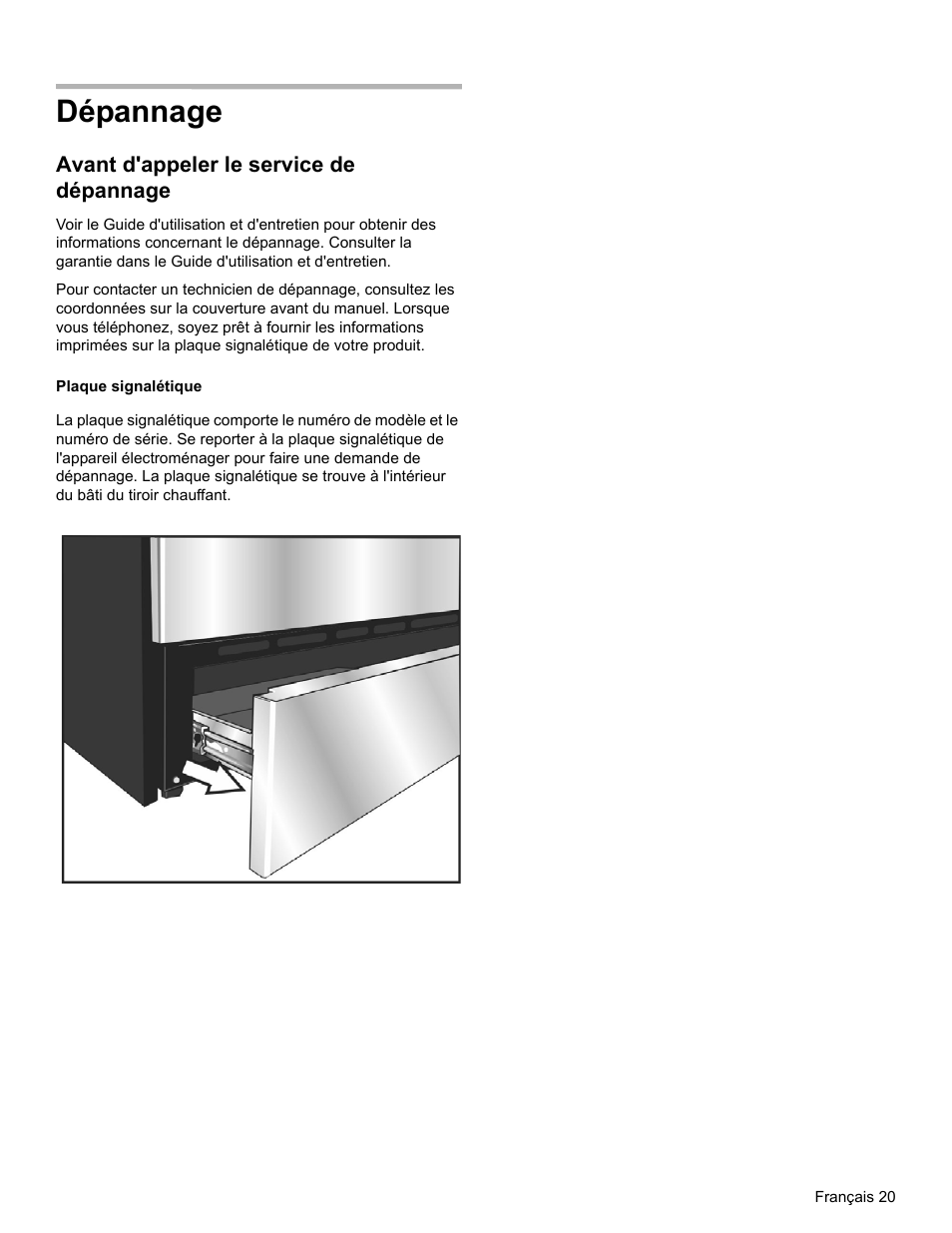 Dépannage | Bosch HGI8054UC User Manual | Page 43 / 68