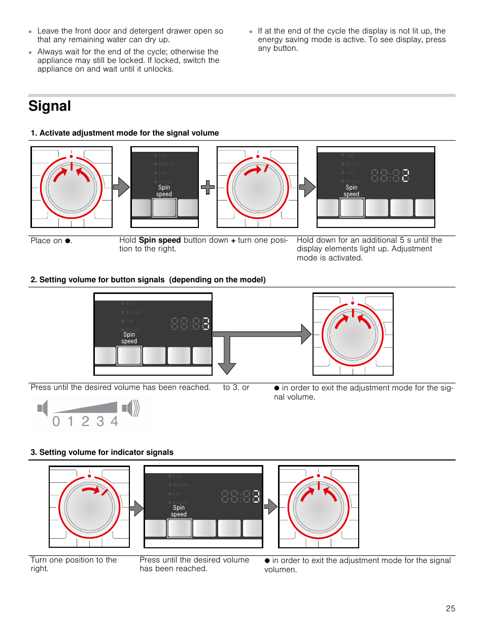 Signal | Bosch WAP24202UC User Manual | Page 25 / 36