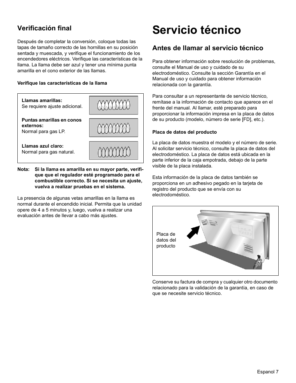 Servicio técnico, Verificación final, Antes de llamar al servicio técnico | Bosch NGM8055UC User Manual | Page 23 / 24