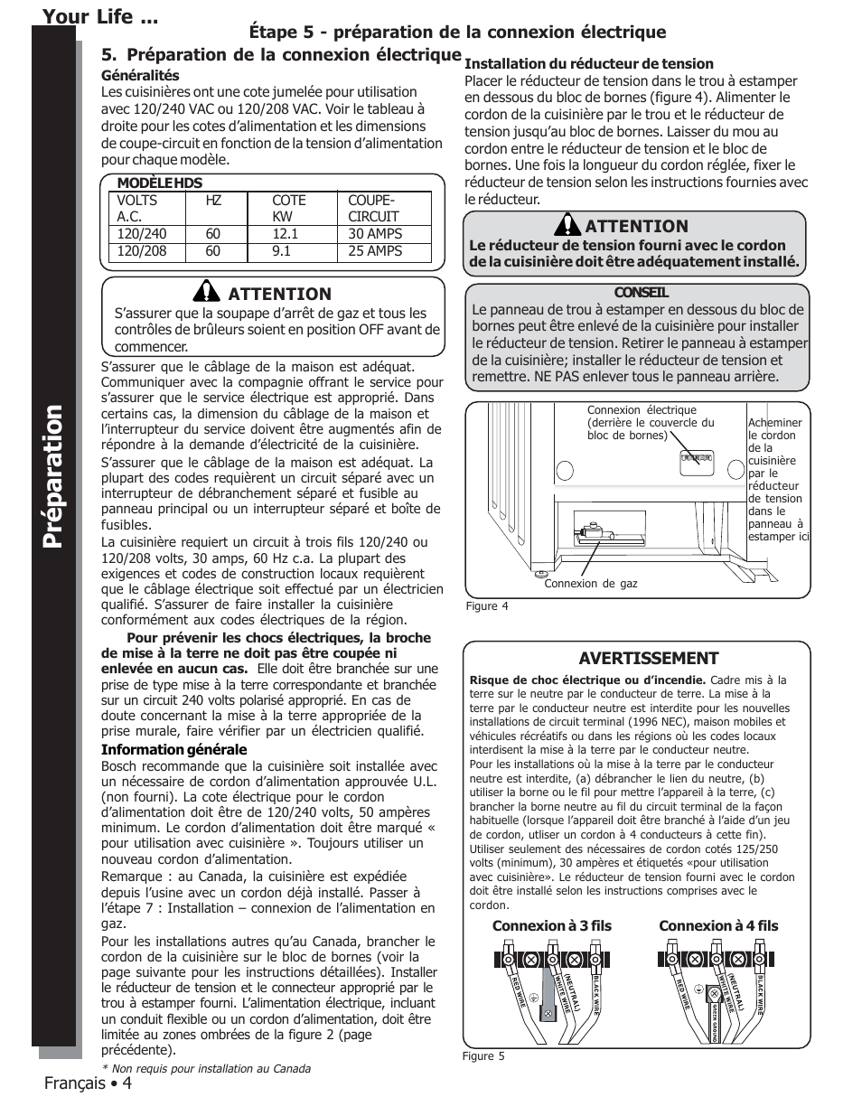 Your life | Bosch HDS7052U User Manual | Page 14 / 28