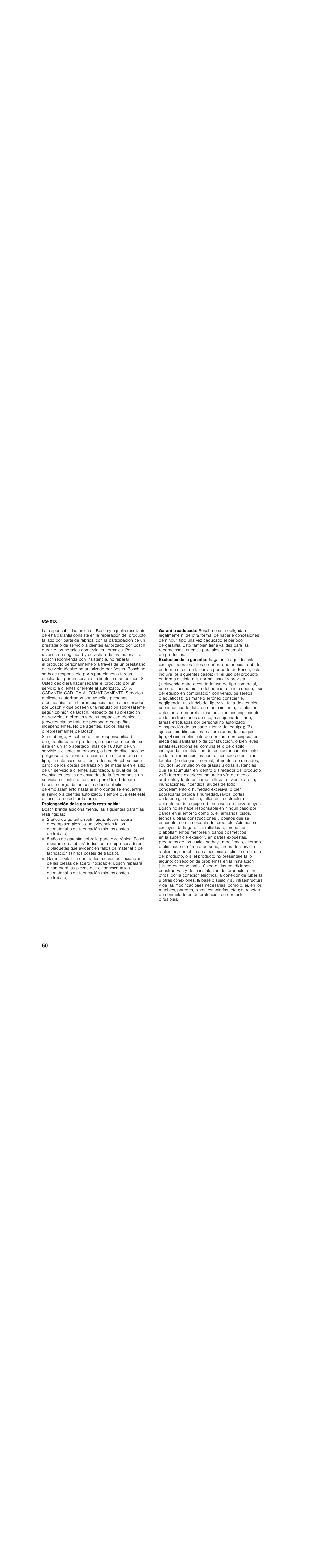 Bosch B30BB830SS User Manual | Page 50 / 76