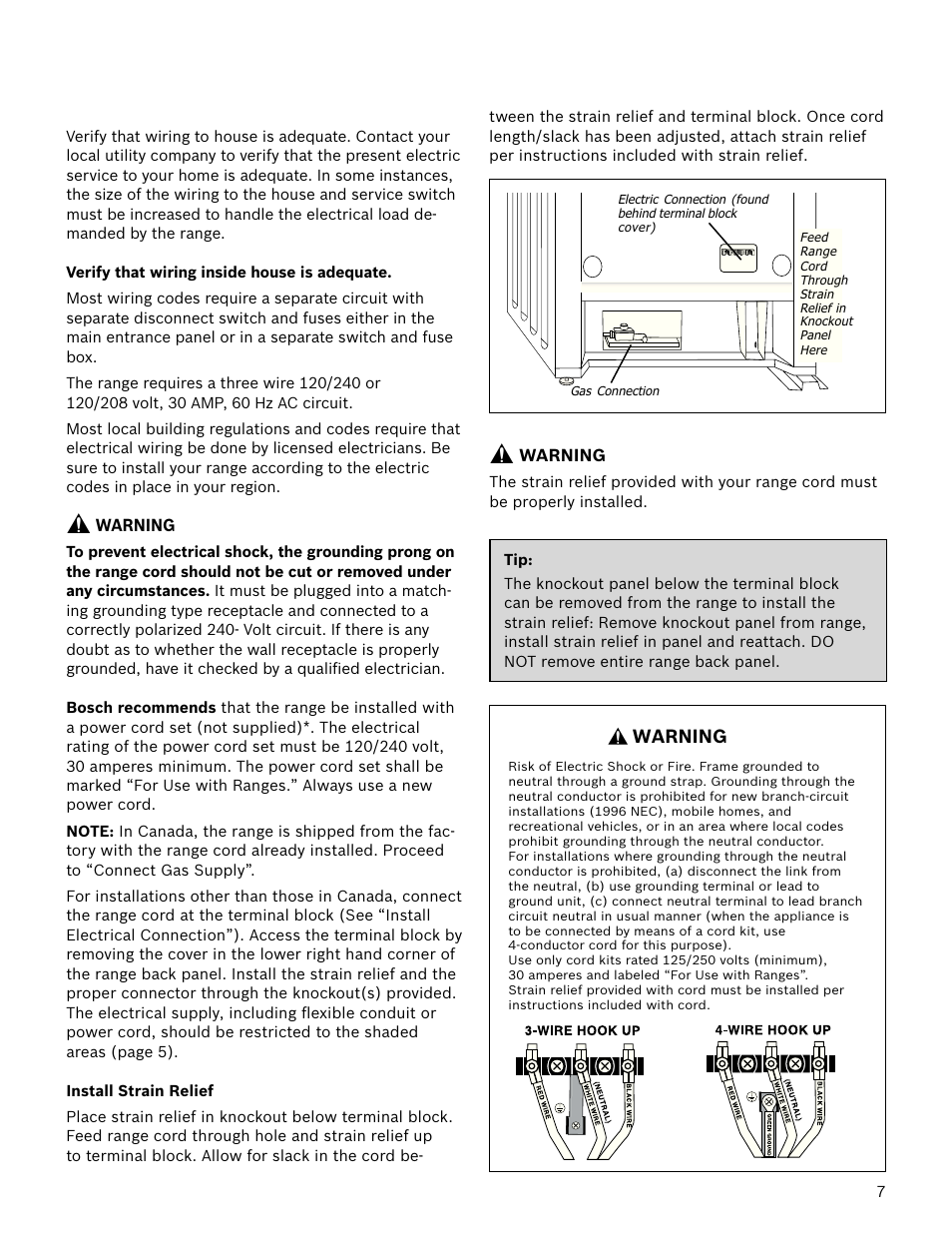 Bosch HDS7052U User Manual | Page 7 / 36