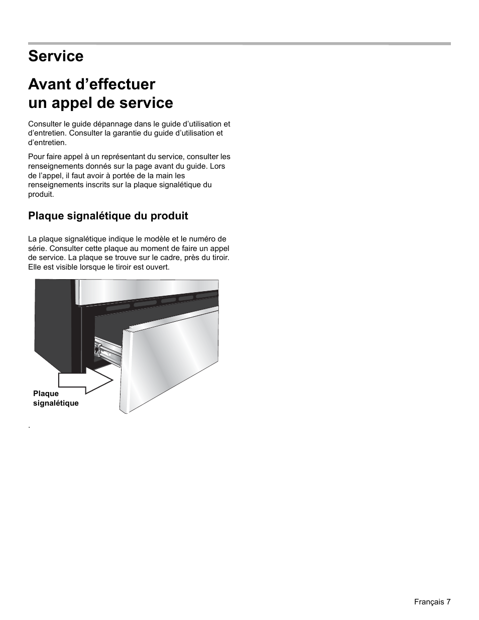 Service avant d’effectuer un appel de service | Bosch HGIP054UC User Manual | Page 17 / 28