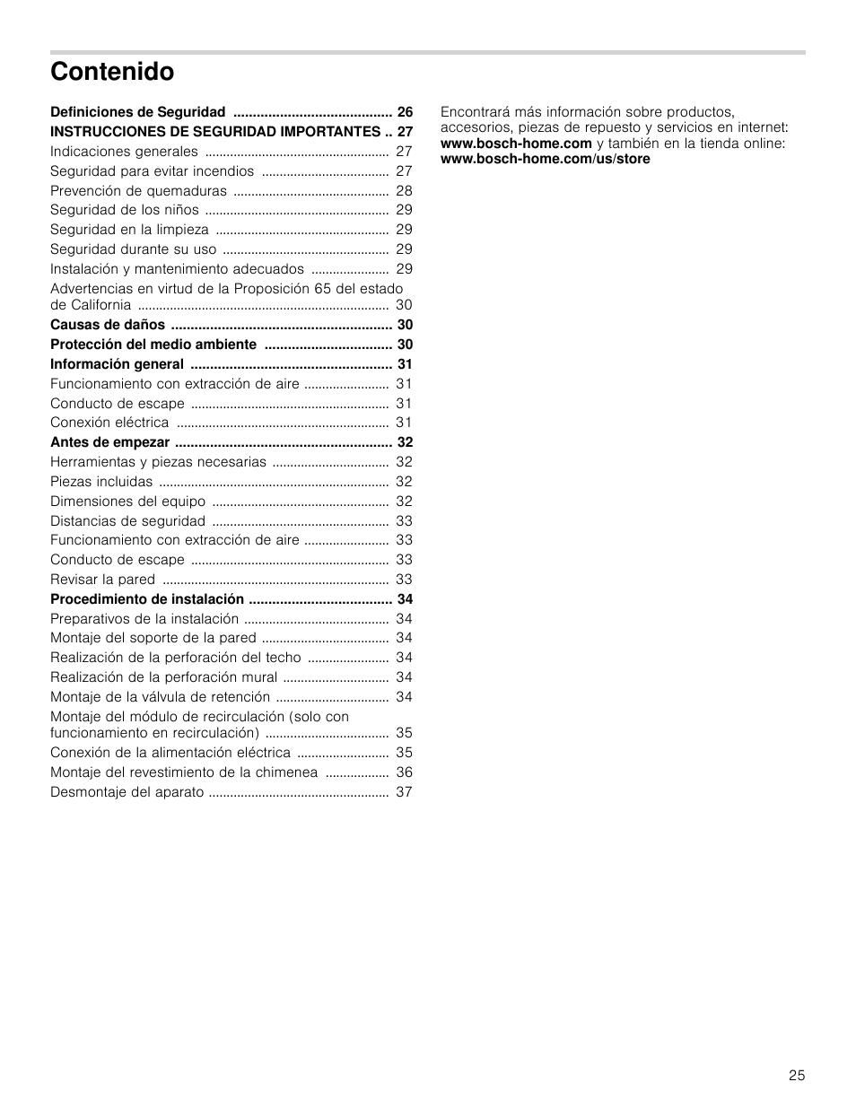 Bosch HCB50651UC User Manual | Page 25 / 40