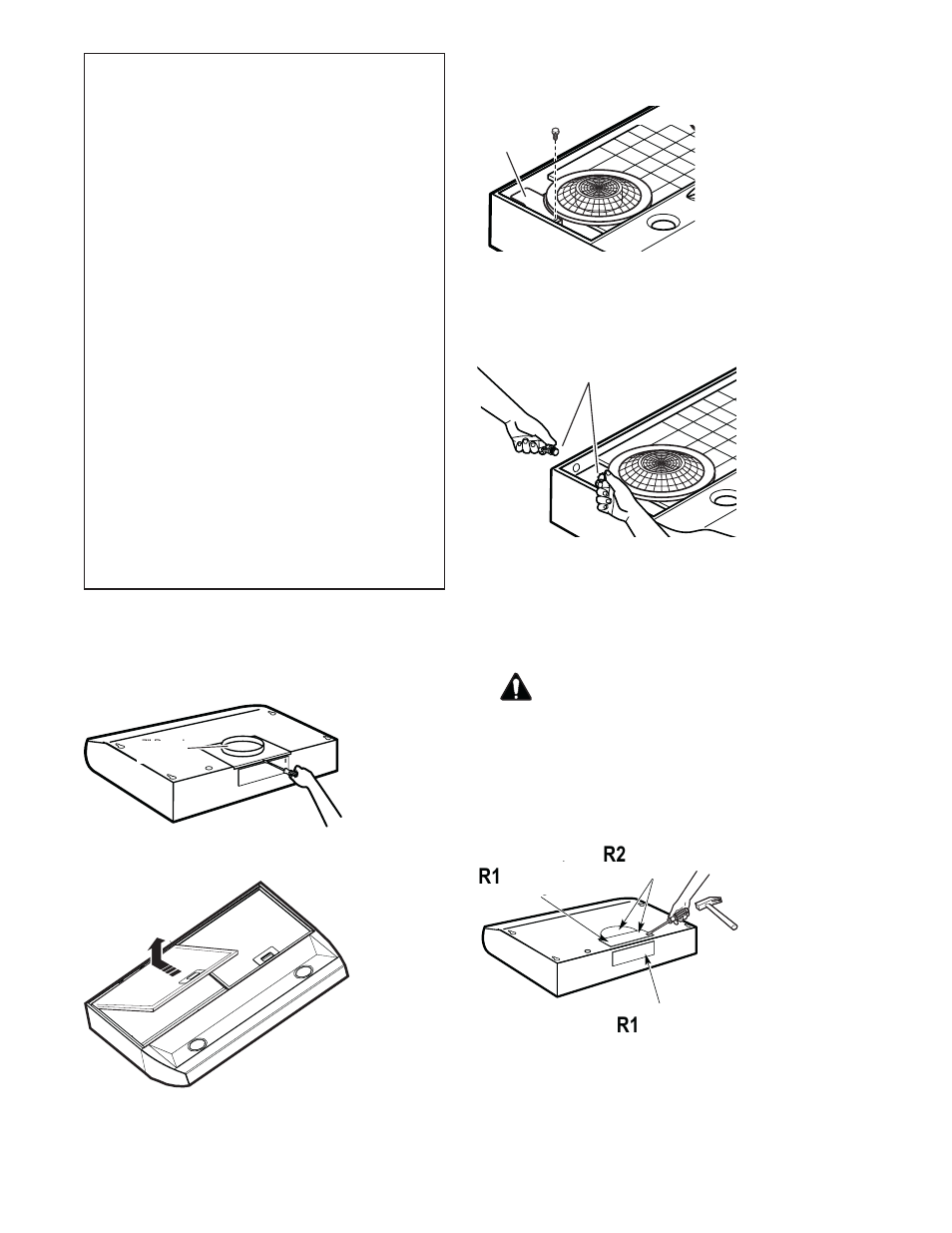 R1 r2 | Bosch DUH36152UC User Manual | Page 28 / 32