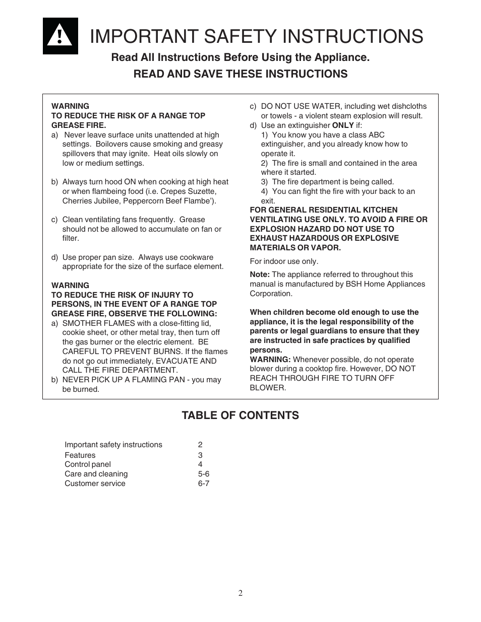 Bosch DPH30652UC User Manual | Page 2 / 20