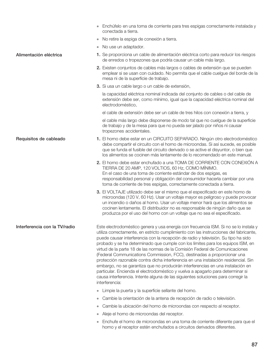 Bosch HMB5051 User Manual | Page 87 / 124