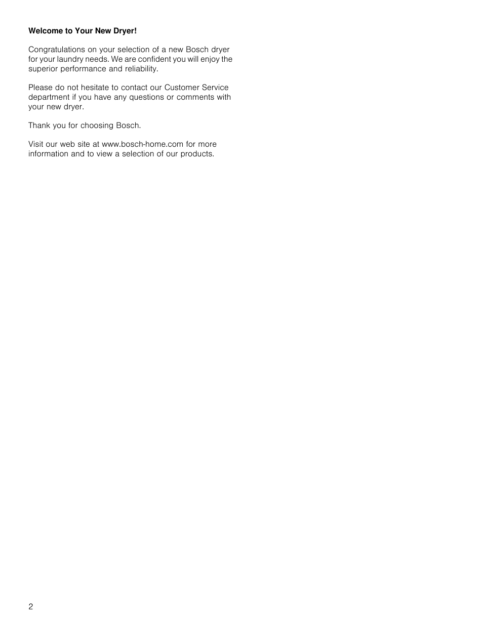 Bosch WTB86202UC User Manual | Page 2 / 36