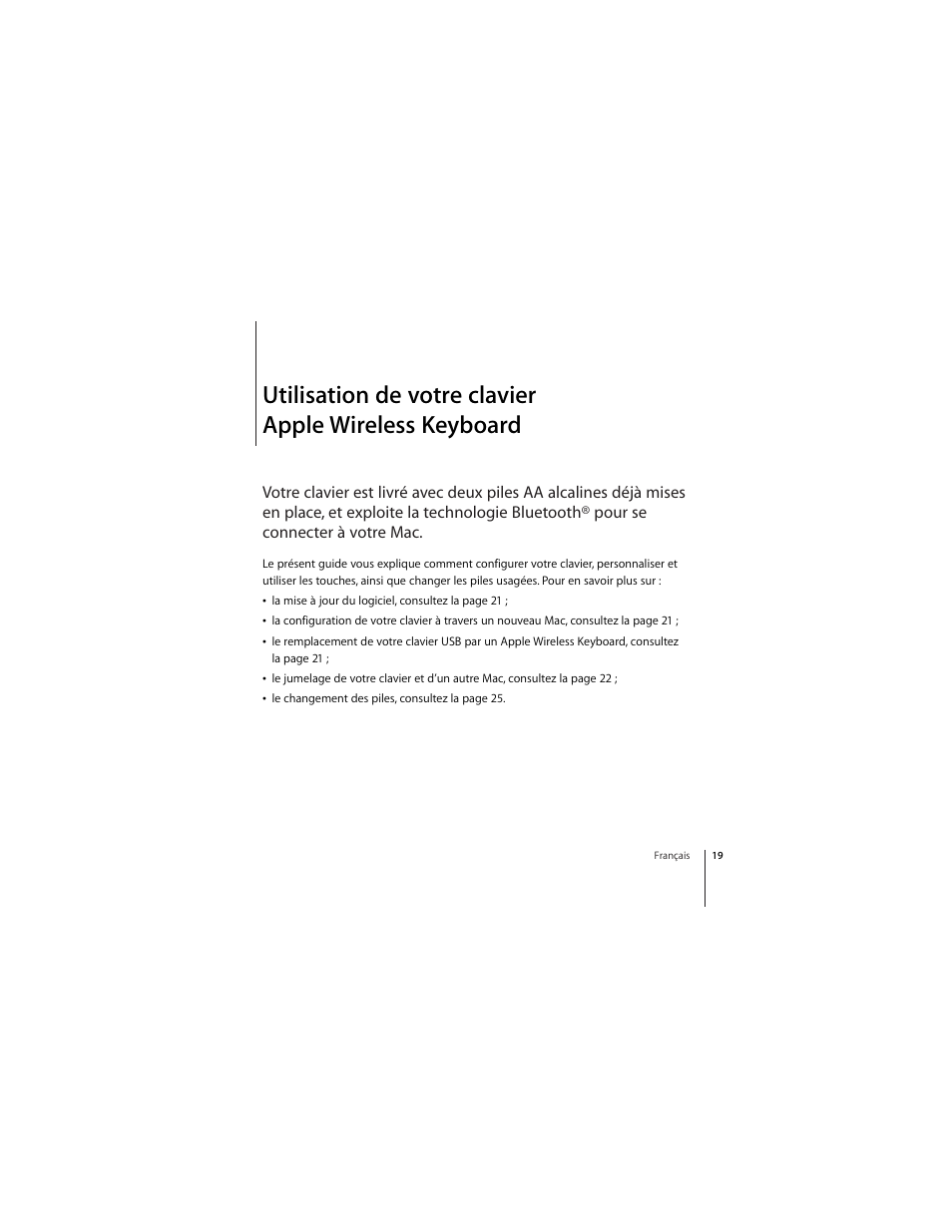 Apple Wireless Keyboard (2009) User Manual | Page 19 / 52