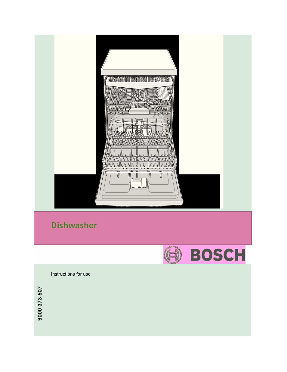 Bosch SGE63E06UC User Manual | 64 pages