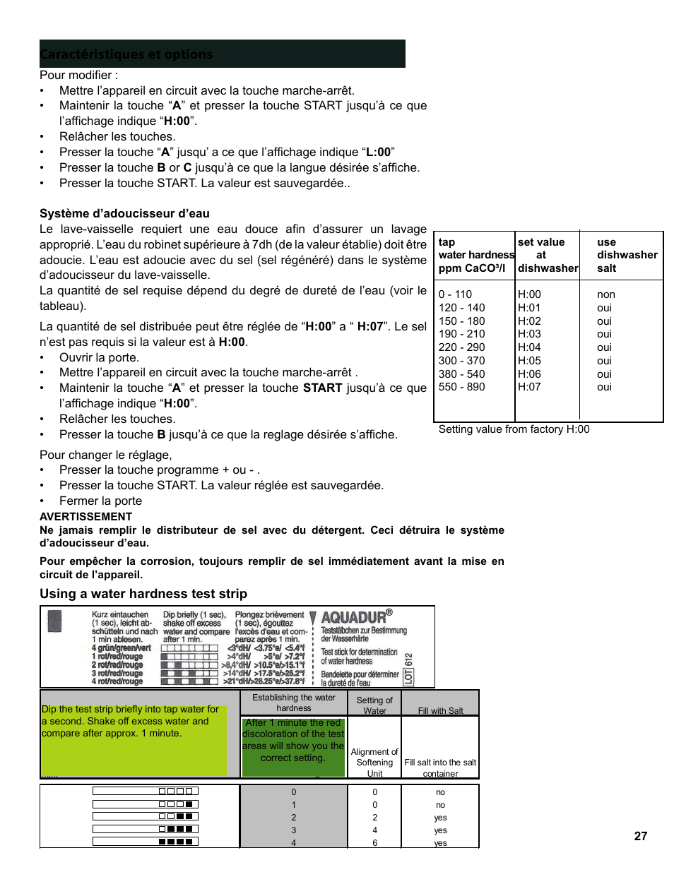 Bosch SGE63E06UC User Manual | Page 27 / 64