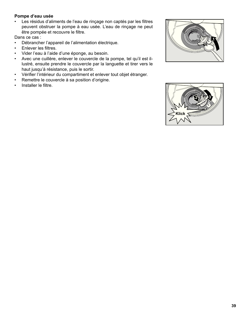 Bosch SGE63E06UC User Manual | Page 39 / 64