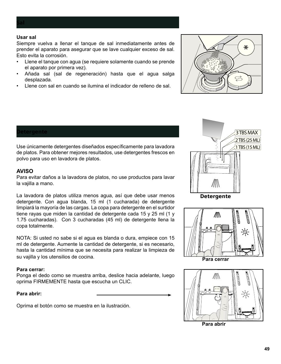 Bosch SGE63E06UC User Manual | Page 49 / 64