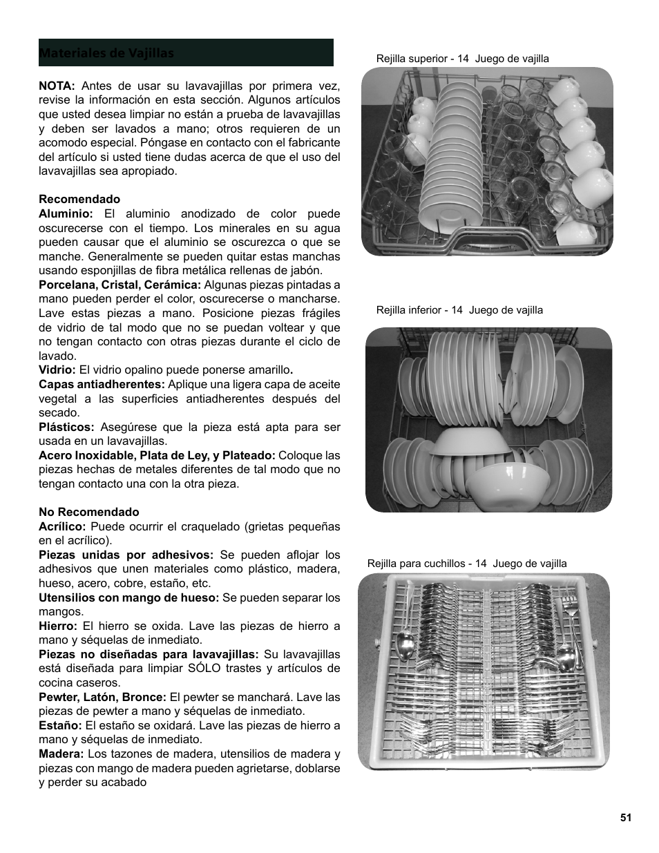 Bosch SGE63E06UC User Manual | Page 51 / 64