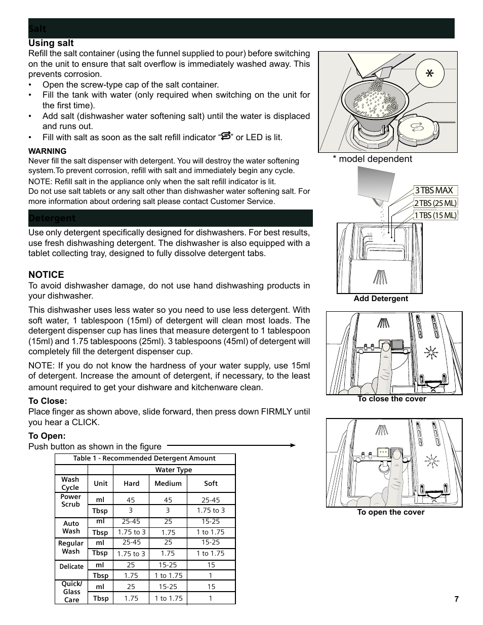 Bosch SGE63E06UC User Manual | Page 7 / 64