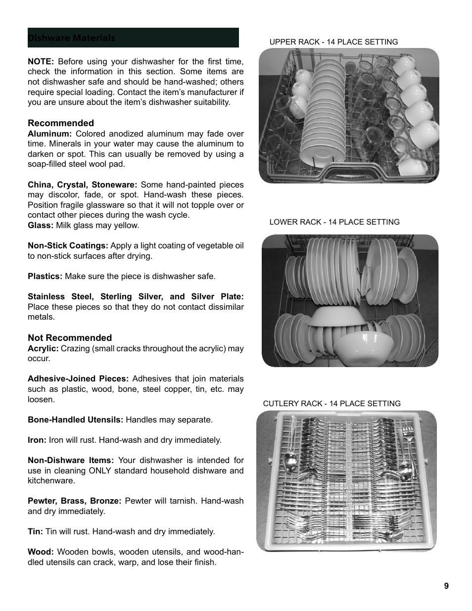 Bosch SGE63E06UC User Manual | Page 9 / 64
