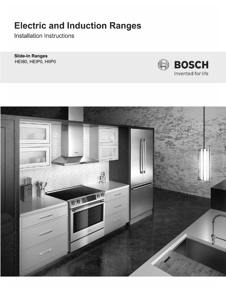 Bosch HEIP054U User Manual | 56 pages