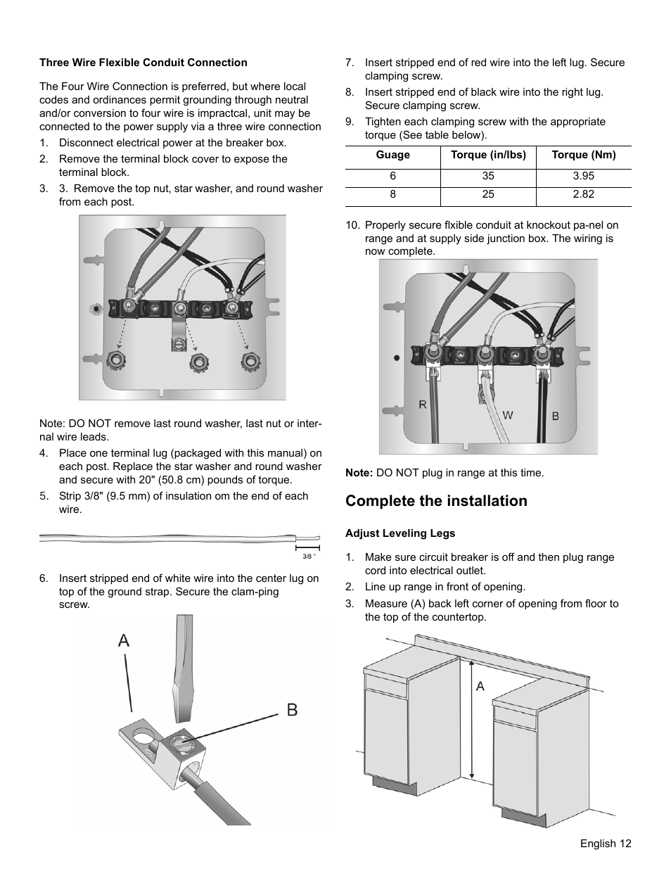 Complete the installation | Bosch HEIP054U User Manual | Page 15 / 56