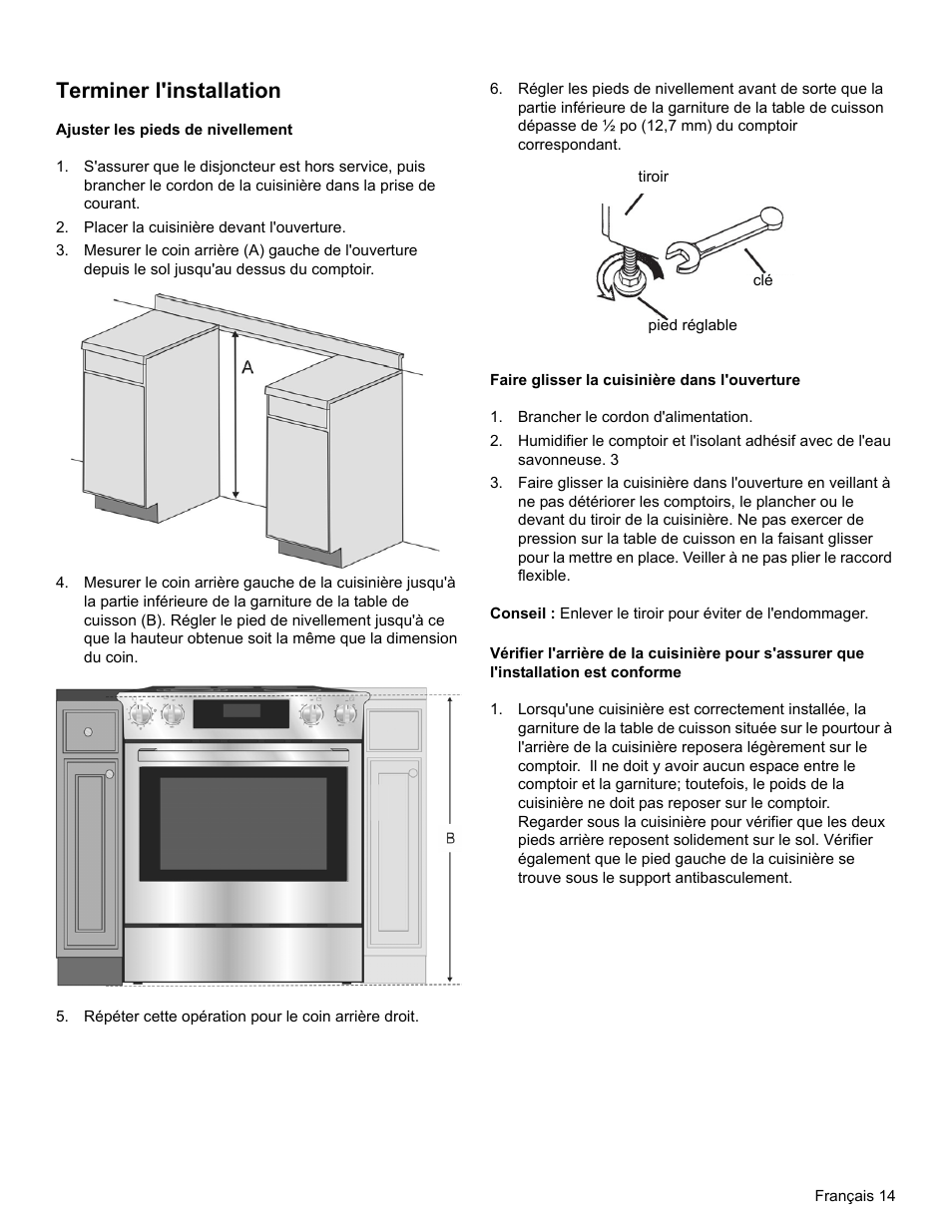 Terminer l'installation | Bosch HEIP054U User Manual | Page 33 / 56