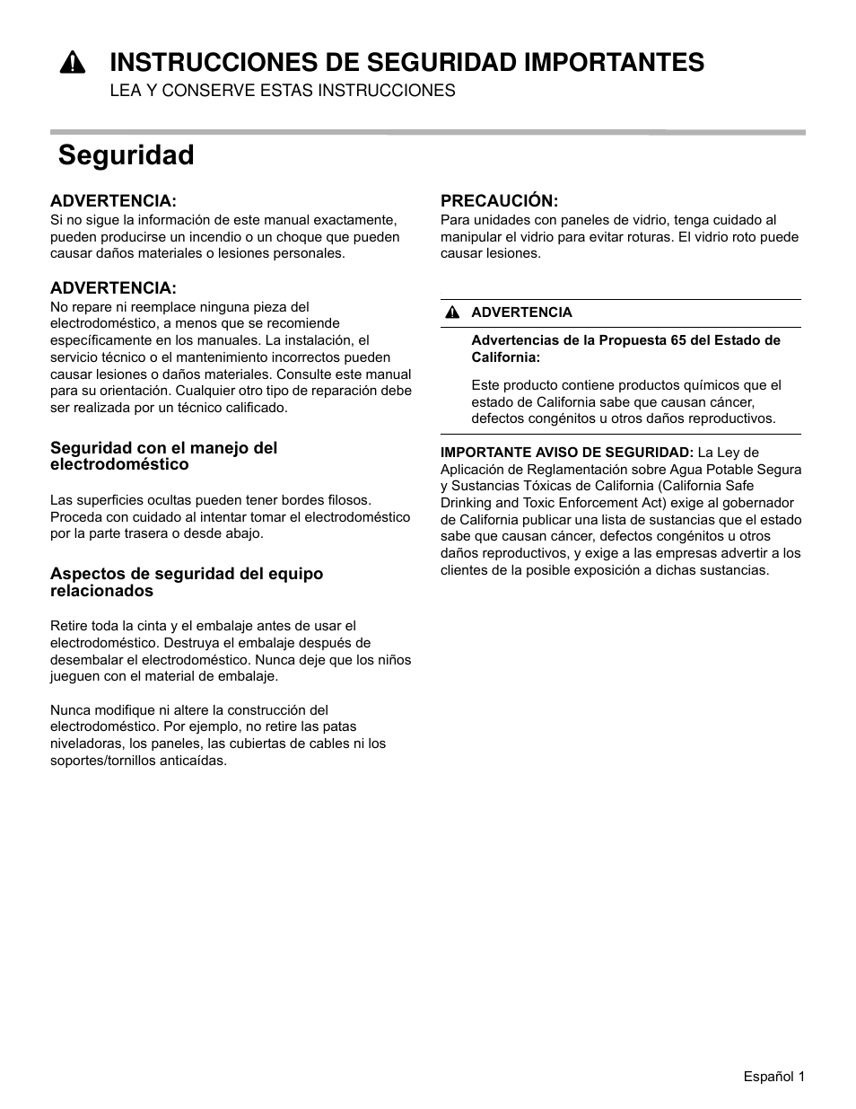 Seguridad, 9instrucciones de seguridad importantes | Bosch HSD5051UC User Manual | Page 15 / 20