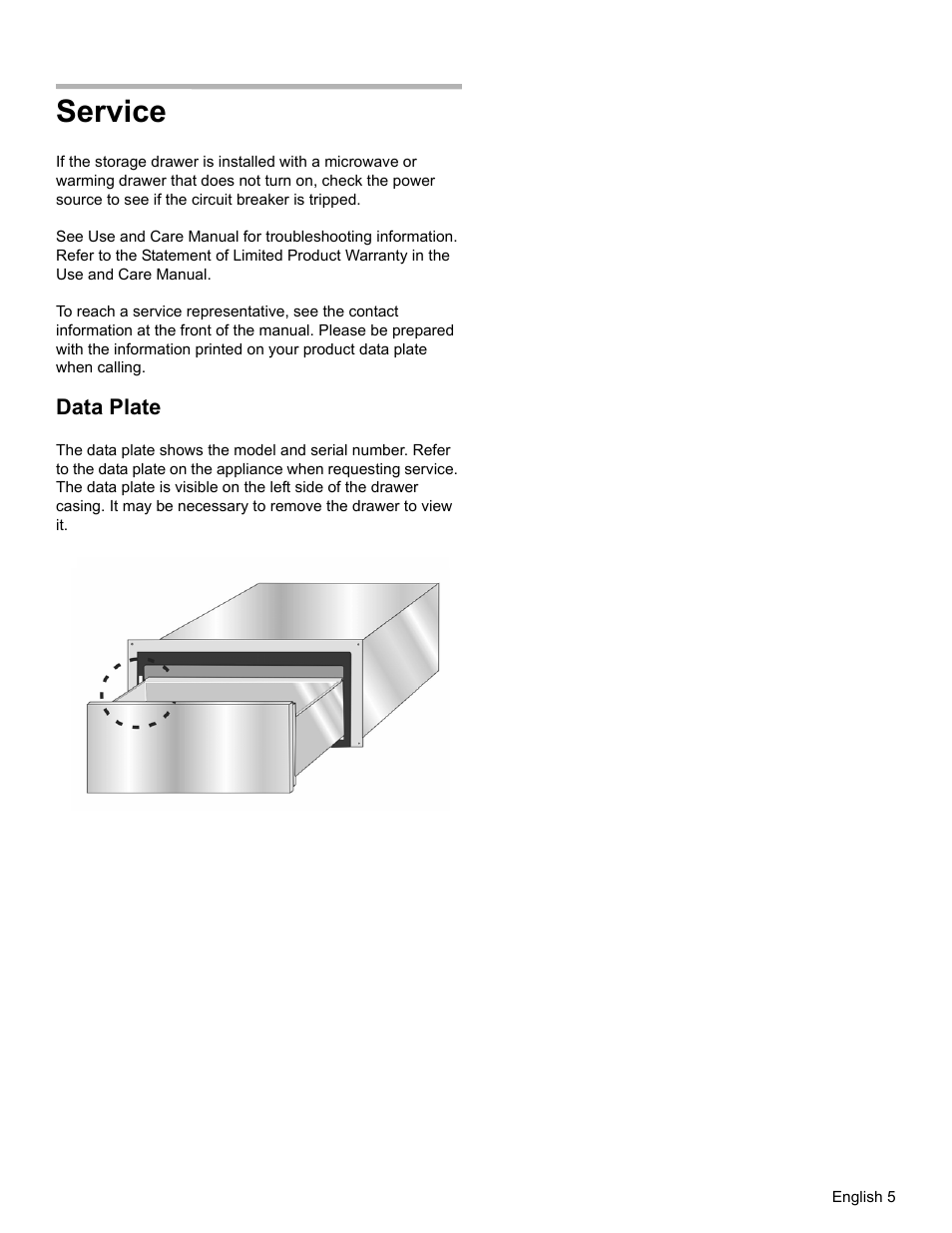 Service | Bosch HSD5051UC User Manual | Page 7 / 20