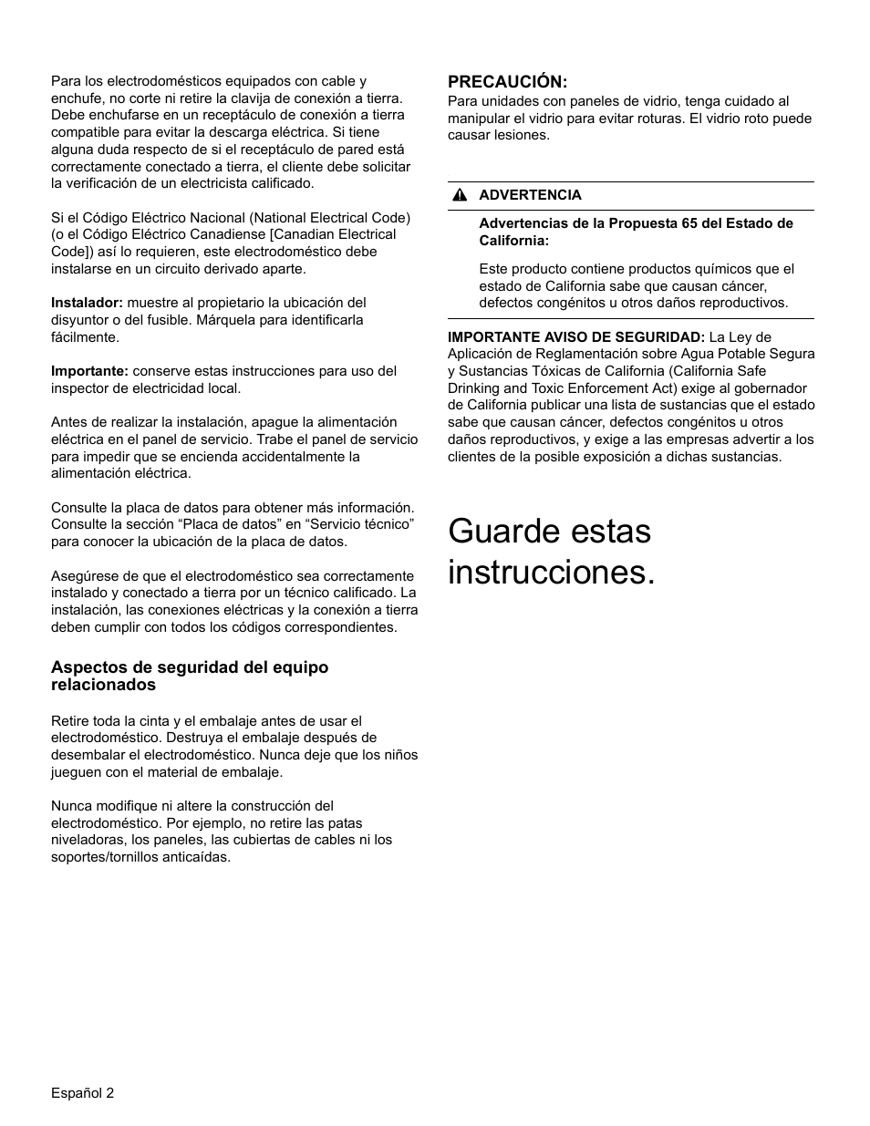 Guarde estas instrucciones | Bosch HWD5051UC User Manual | Page 18 / 24