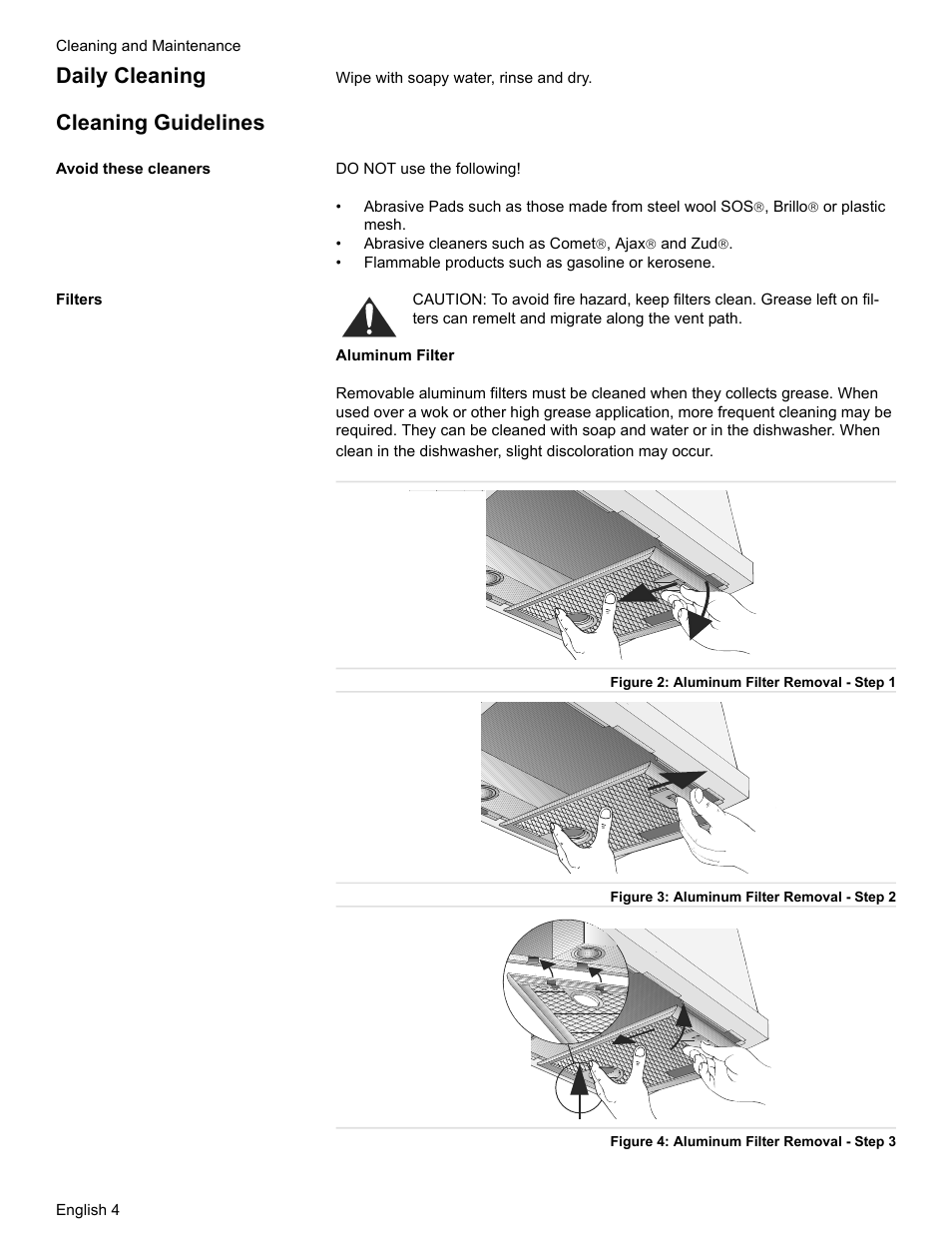 Daily cleaning, Cleaning guidelines | Bosch HUI31451UC User Manual | Page 6 / 32