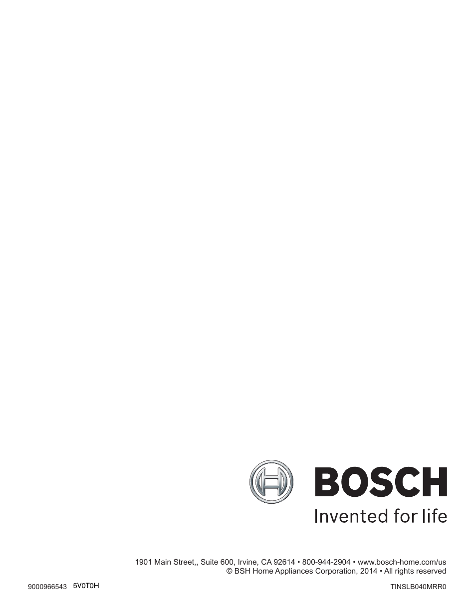 Bosch HMD8451UC User Manual | Page 24 / 24