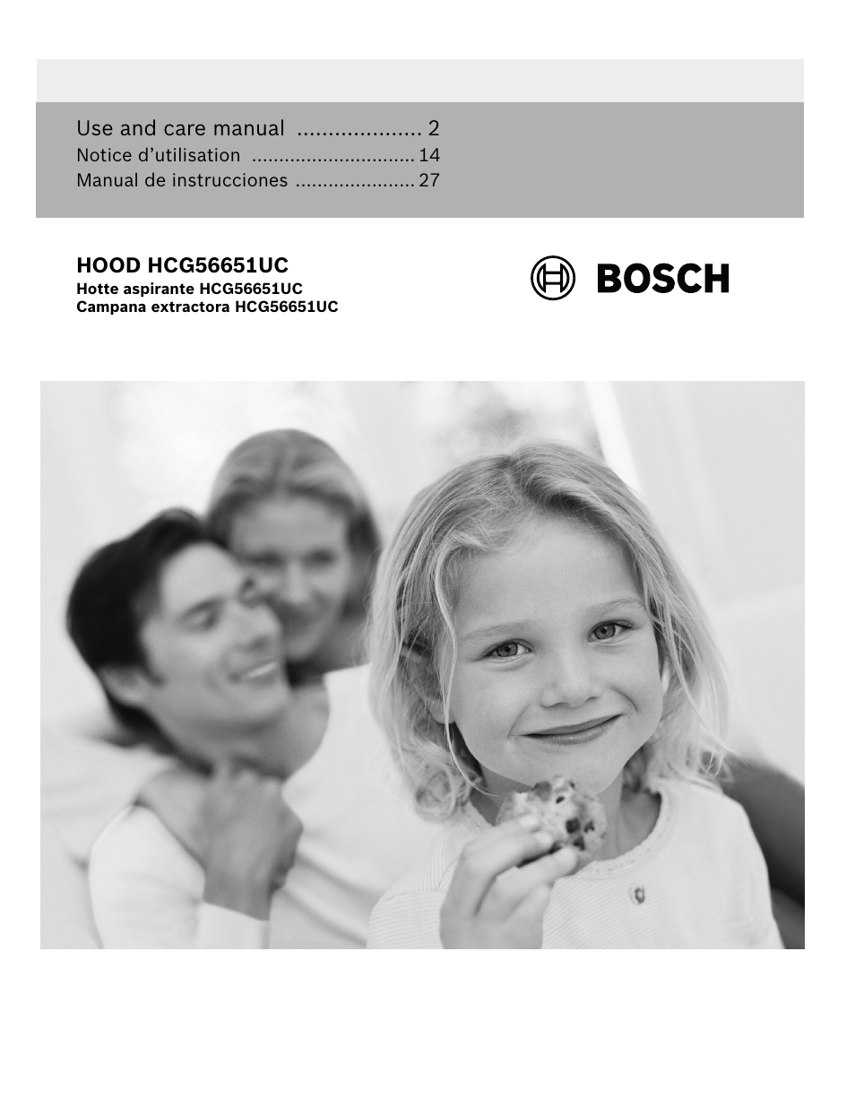 Bosch HCG56651UC User Manual | 40 pages