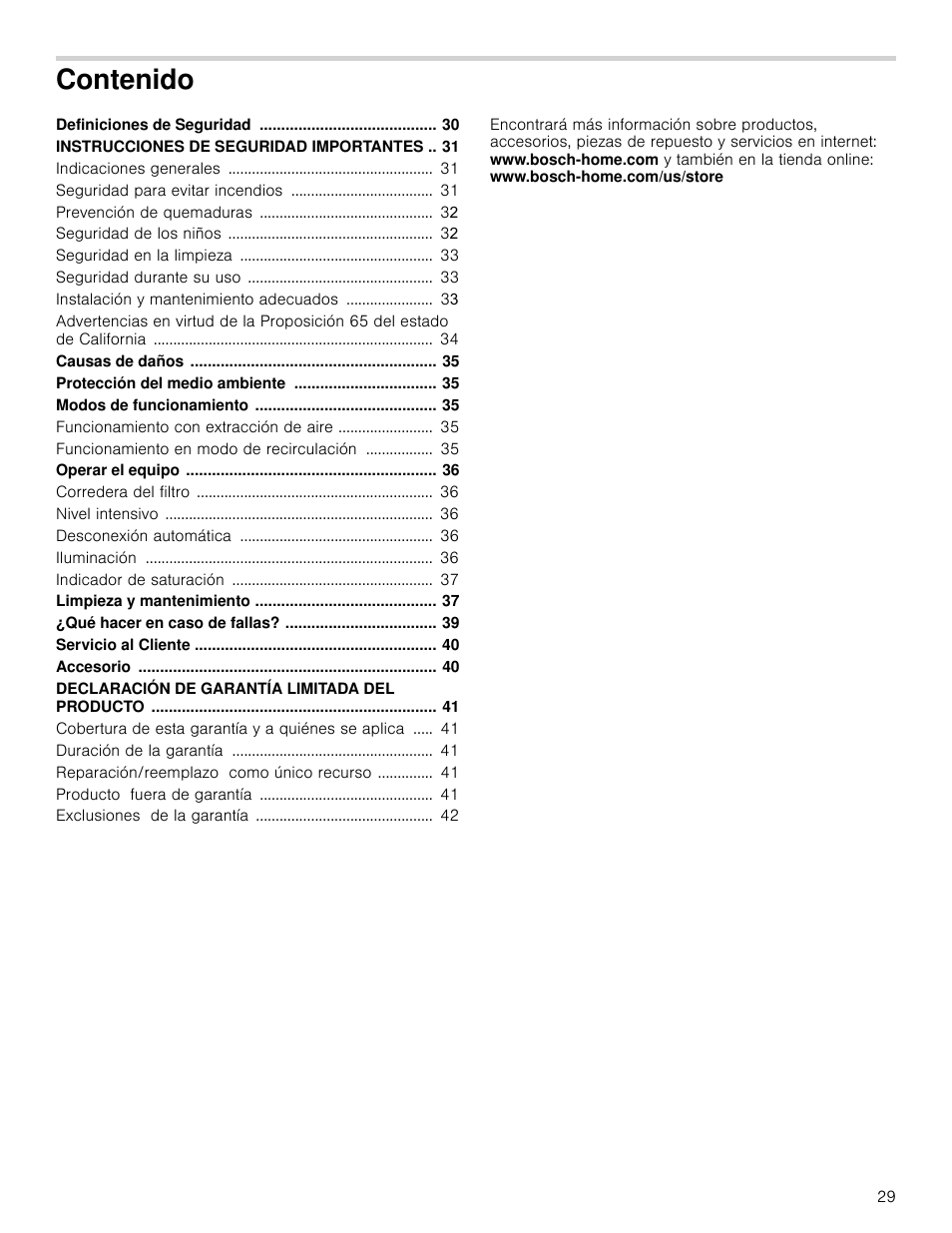 Bosch HUI54451UC User Manual | Page 29 / 44