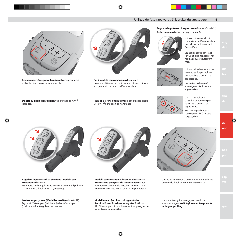 Electrolux ZUS3922B User Manual | Page 43 / 92