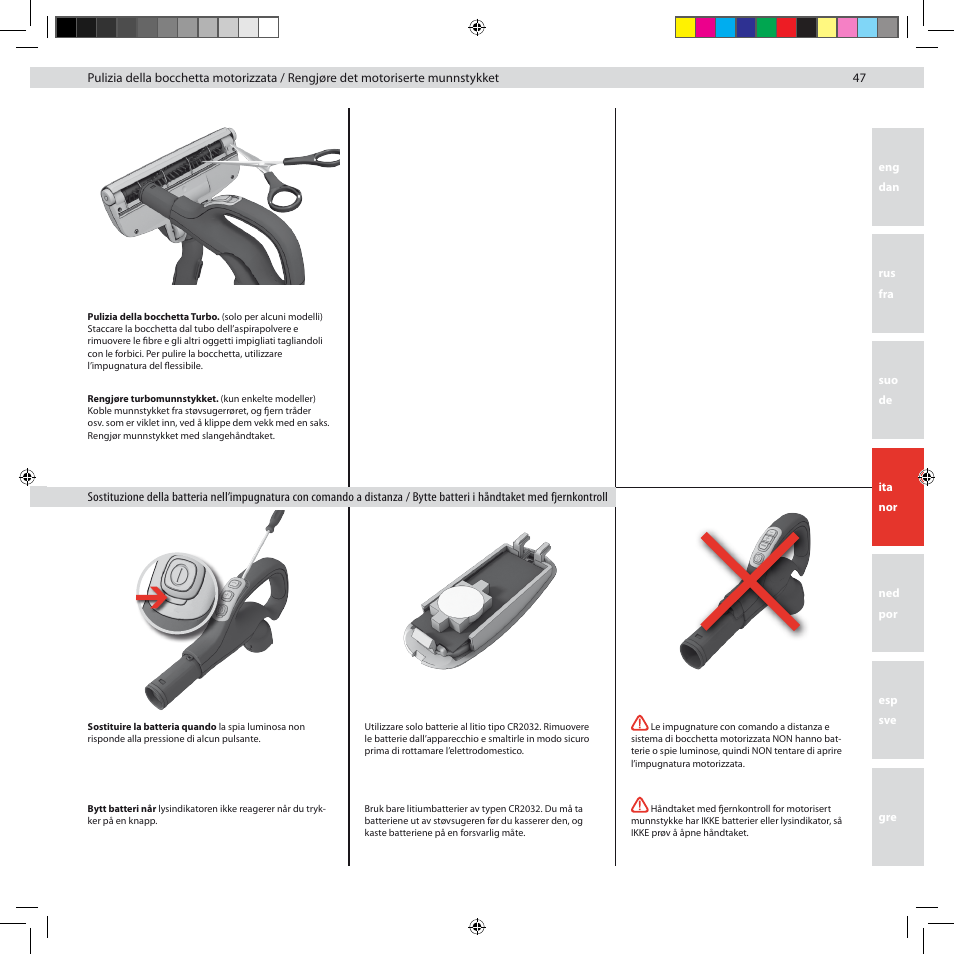 Electrolux ZUS3922B User Manual | Page 49 / 92