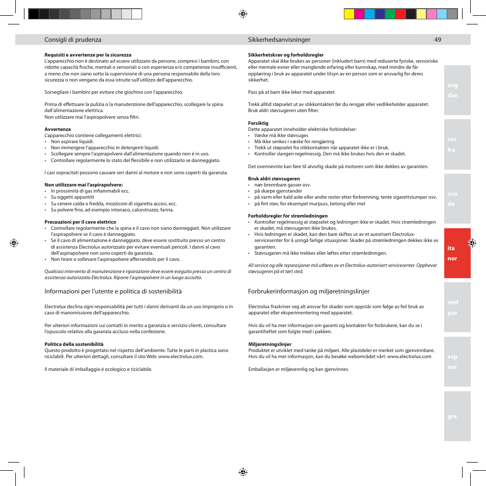 Electrolux ZUS3922B User Manual | Page 51 / 92