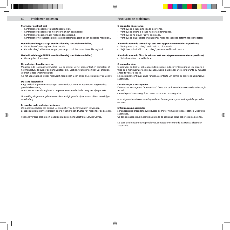 Electrolux ZUS3922B User Manual | Page 62 / 92