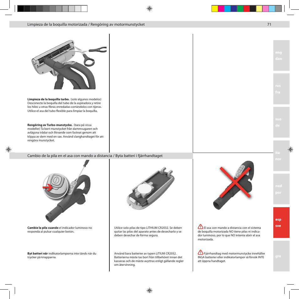Electrolux ZUS3922B User Manual | Page 73 / 92