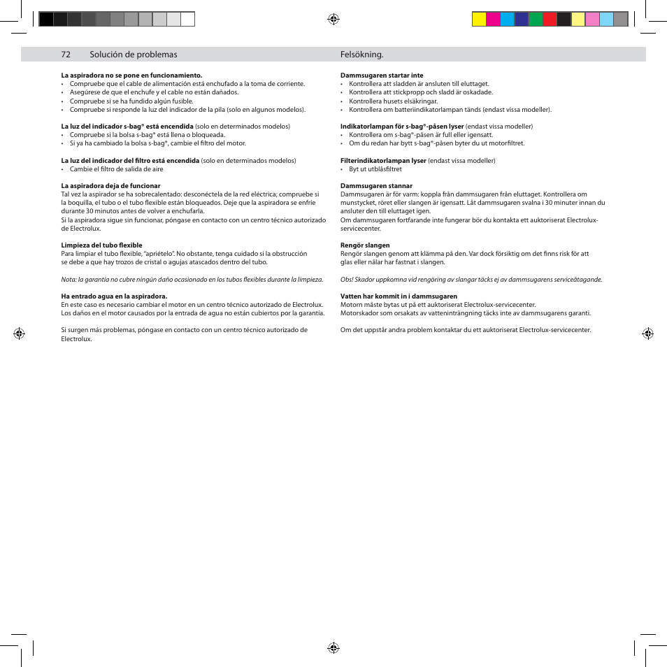 Electrolux ZUS3922B User Manual | Page 74 / 92