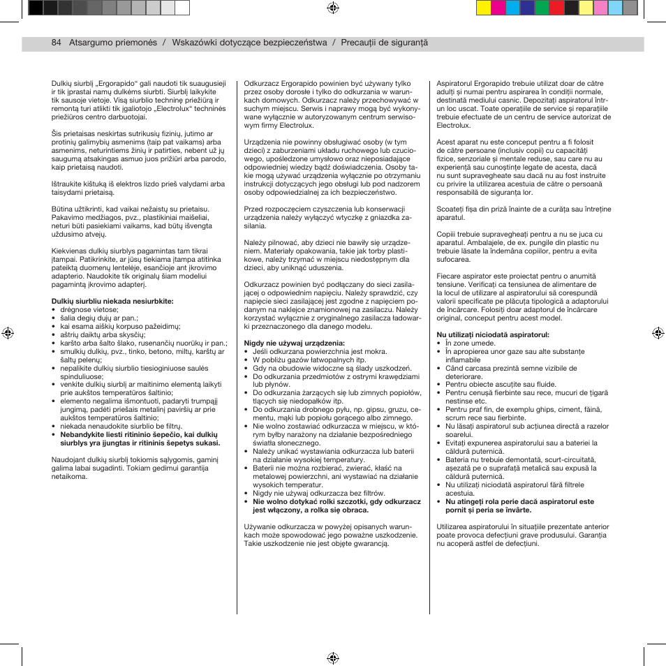 Electrolux ZB2932 User Manual | Page 86 / 112