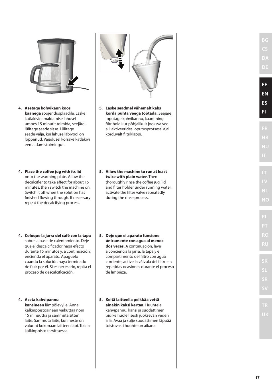 Electrolux EKF3230 User Manual | Page 17 / 60