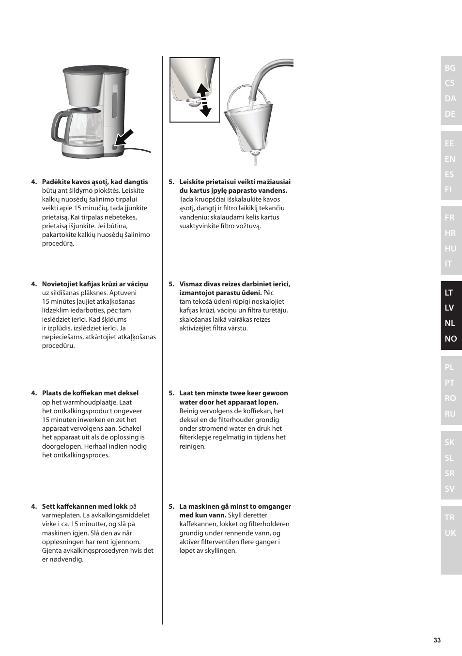 Electrolux EKF3230 User Manual | Page 33 / 60