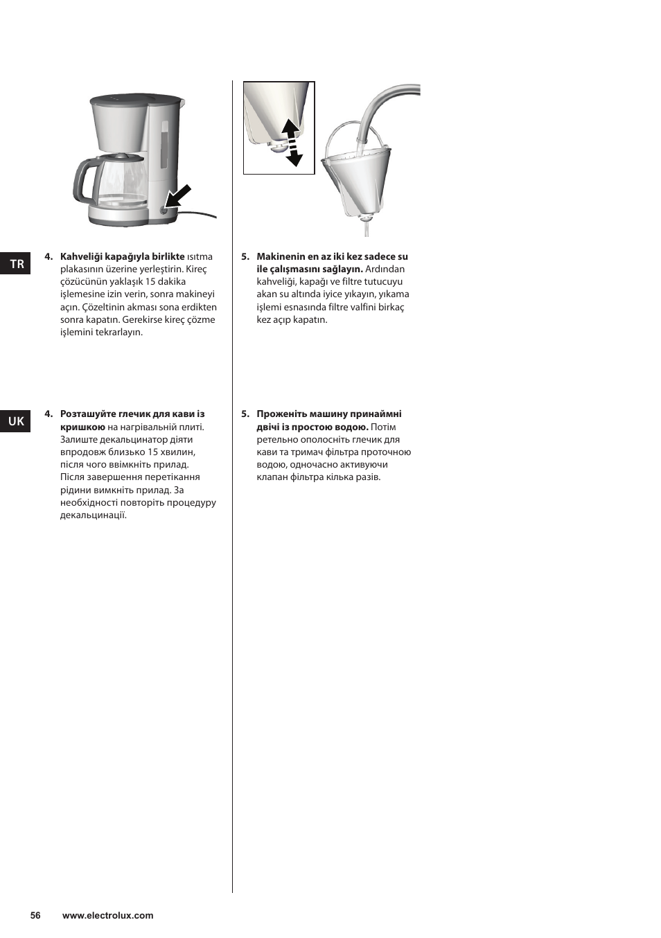 Electrolux EKF3230 User Manual | Page 56 / 60