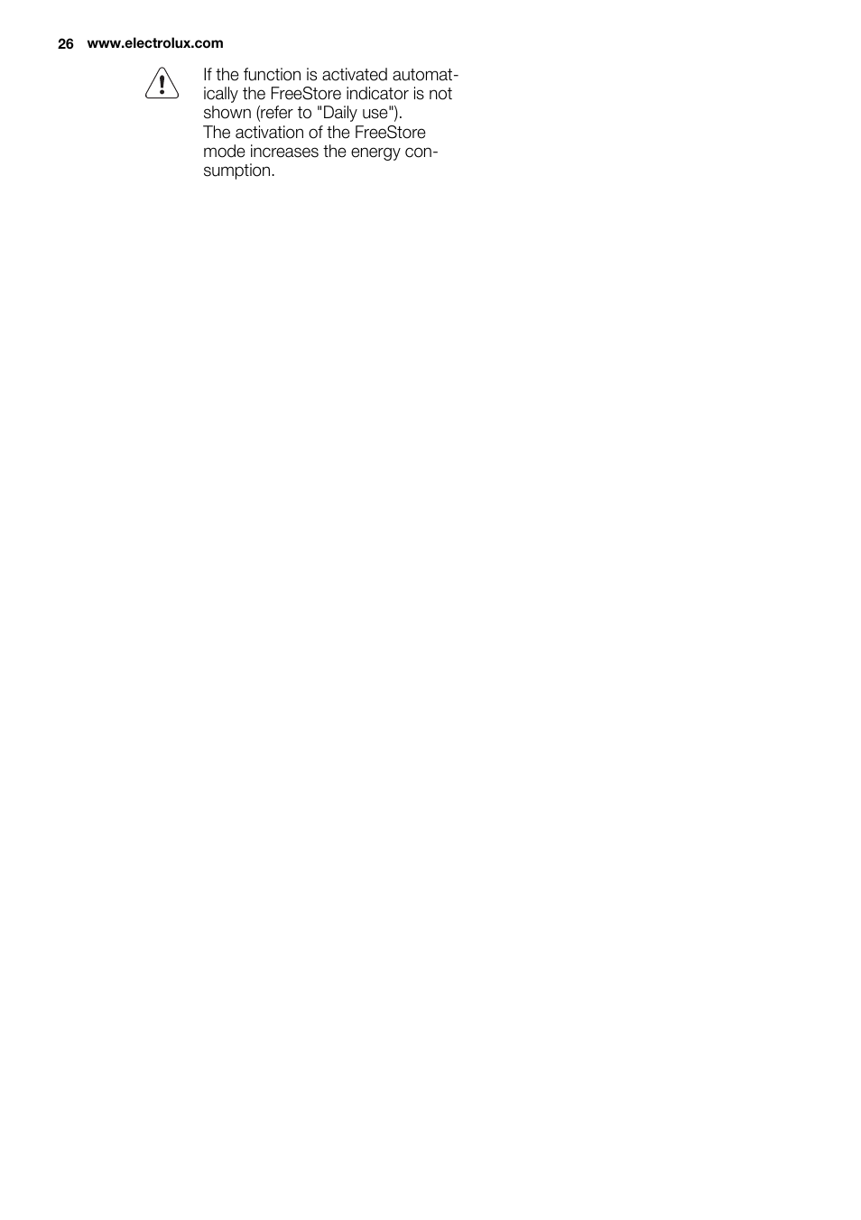 Electrolux ENG2913AOW User Manual | Page 26 / 60