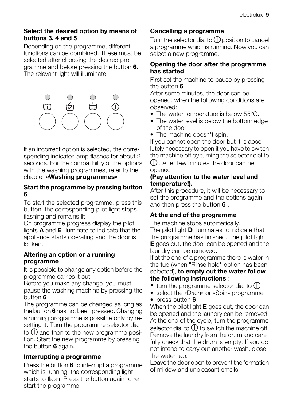 Electrolux EWC1350 User Manual | Page 9 / 72