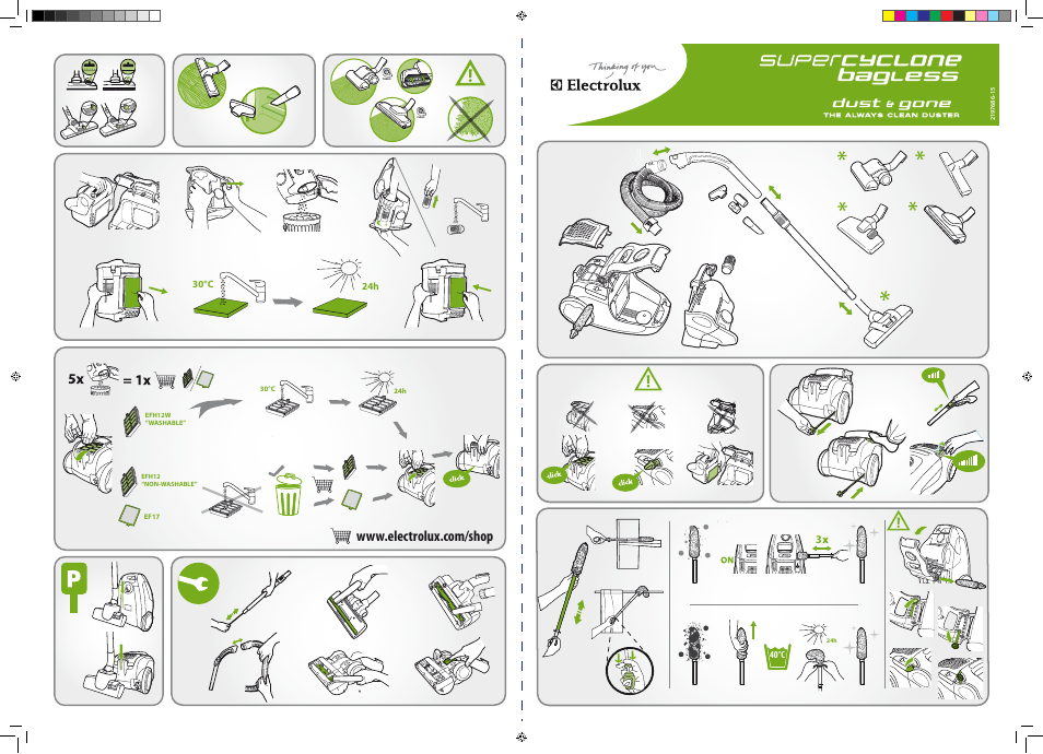 Electrolux ZSC69FD2 User Manual | 4 pages