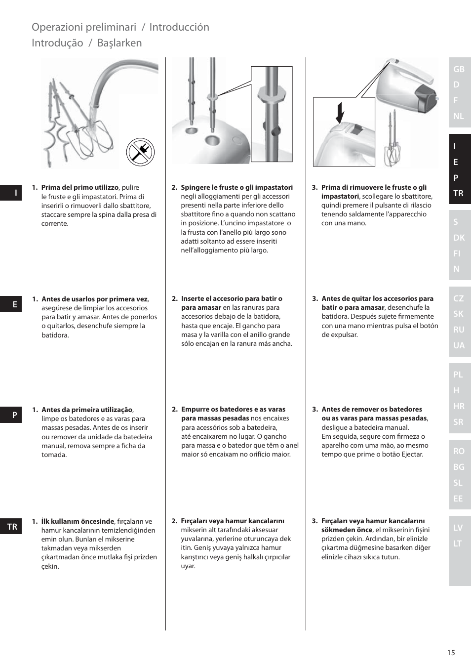 Electrolux EHM6200 User Manual | Page 15 / 64