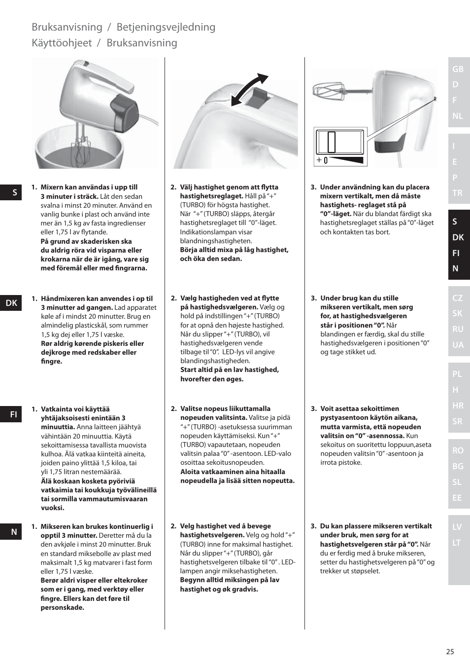 Electrolux EHM6200 User Manual | Page 25 / 64