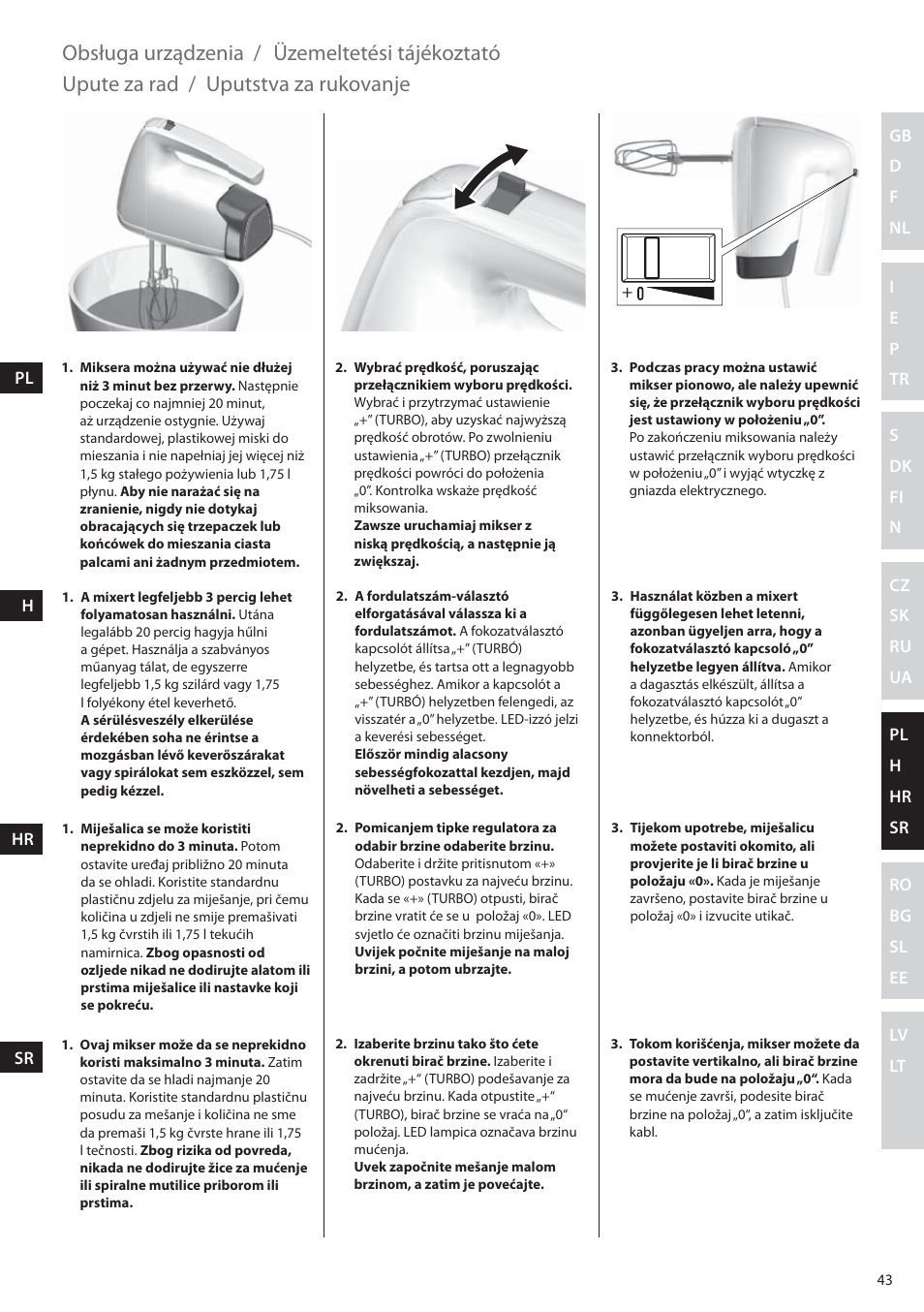 Electrolux EHM6200 User Manual | Page 43 / 64