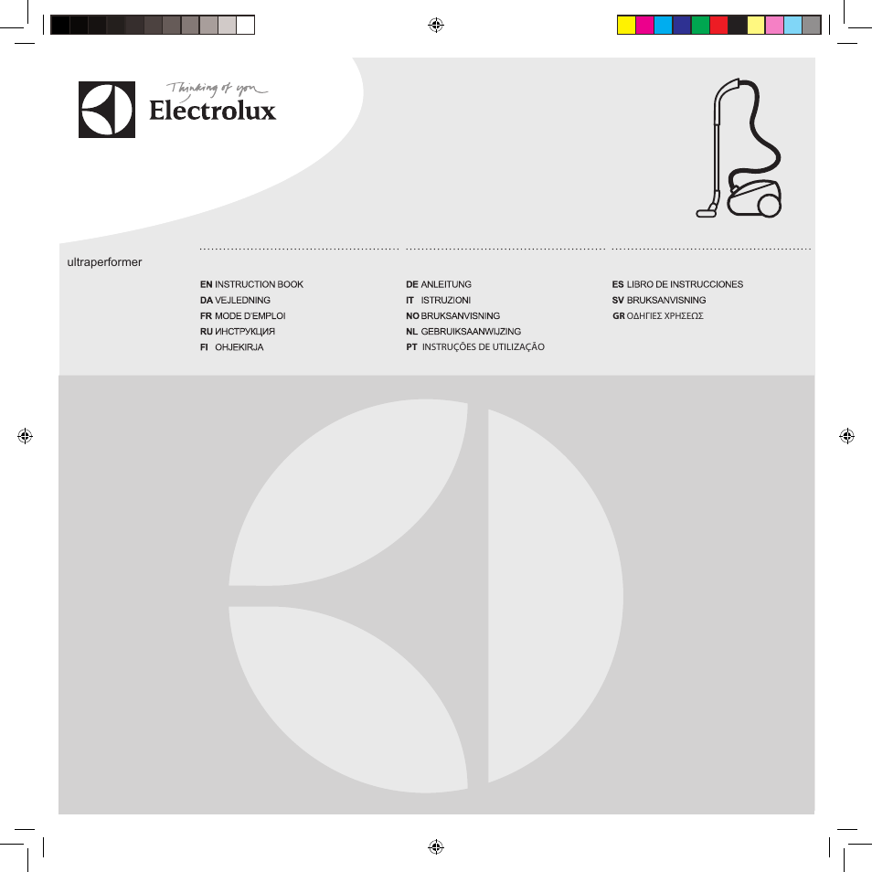 Electrolux ZUP3860C User Manual | 92 pages