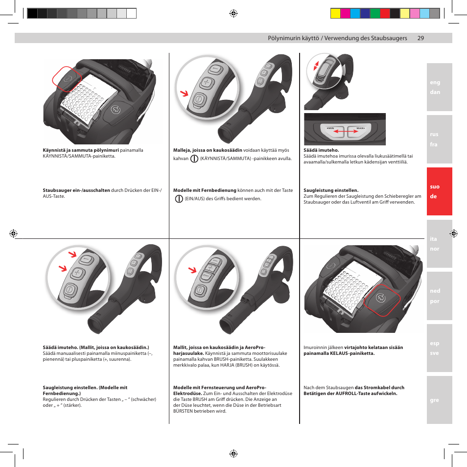 Electrolux ZUP3860C User Manual | Page 31 / 92