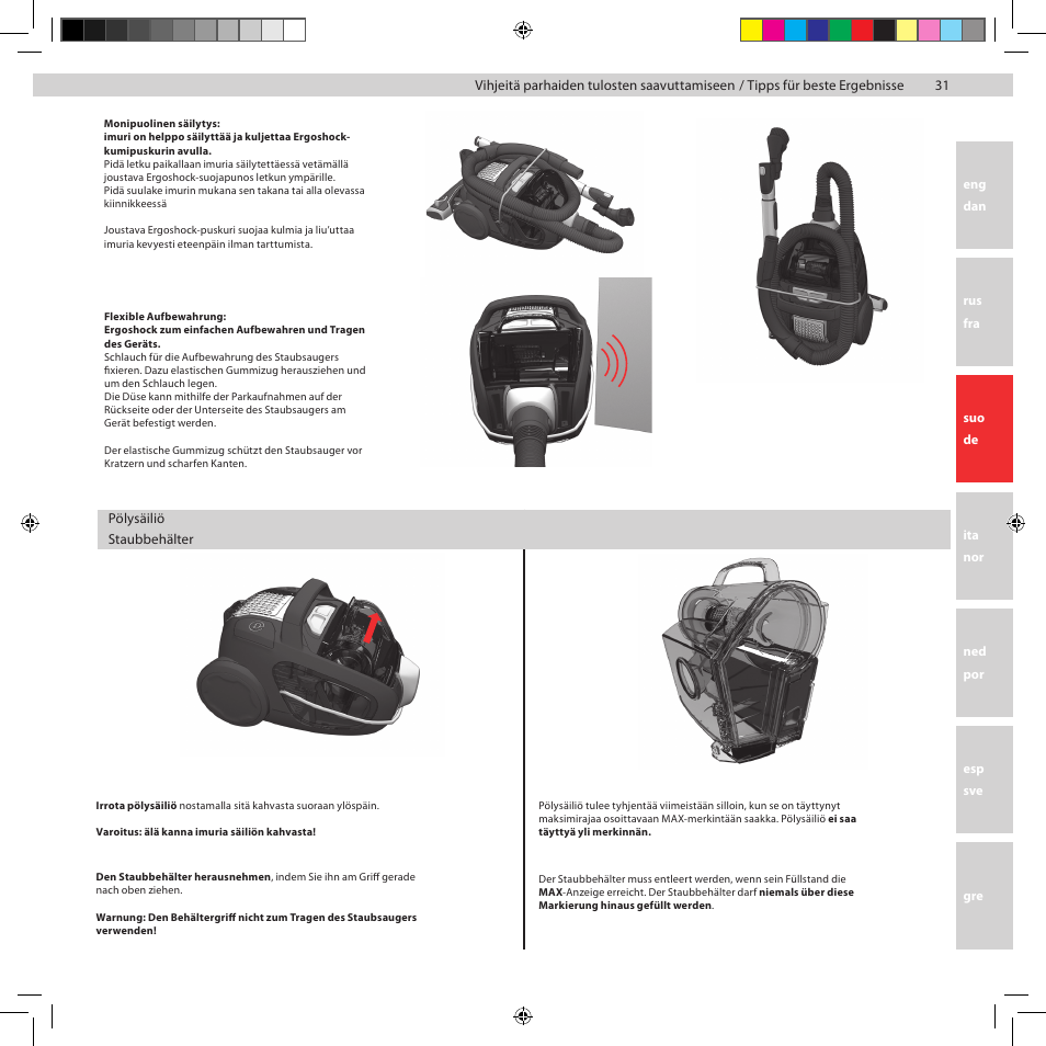 3in1 | Electrolux ZUP3860C User Manual | Page 33 / 92