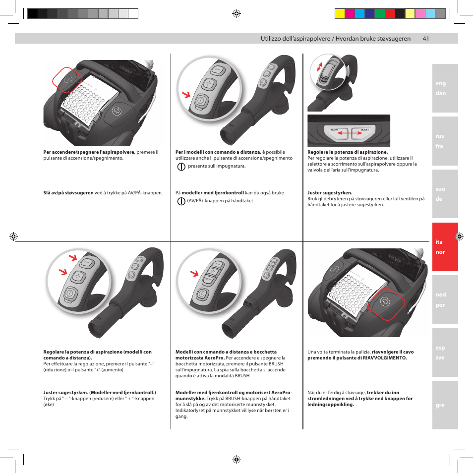 Electrolux ZUP3860C User Manual | Page 43 / 92
